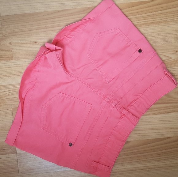 Bluenotes High Waisted Coral Shorts Sz 27 - Picture 2 of 4